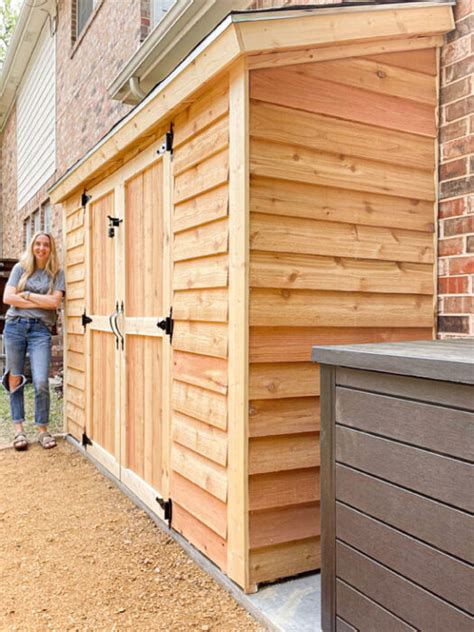 DIY Cedar Garden Shed No Kit Built In A Weekend