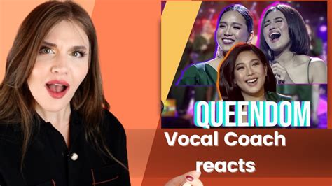 Vocal Coach Reacts The Divas Of The Queendom Show Their All Out Support