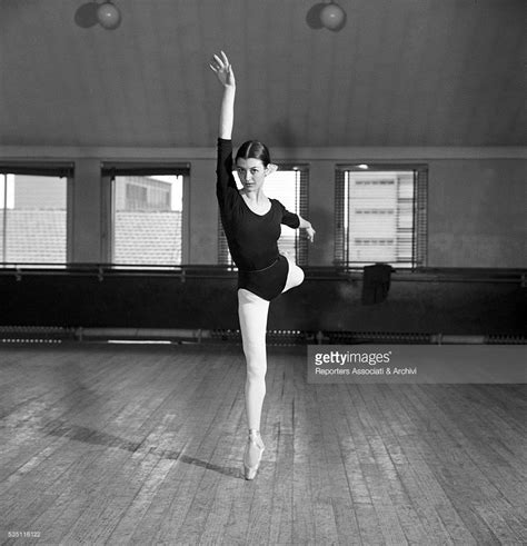 Italian Ballet Dancer Carla Fracci Rehearsing A Ballet Milan 19th