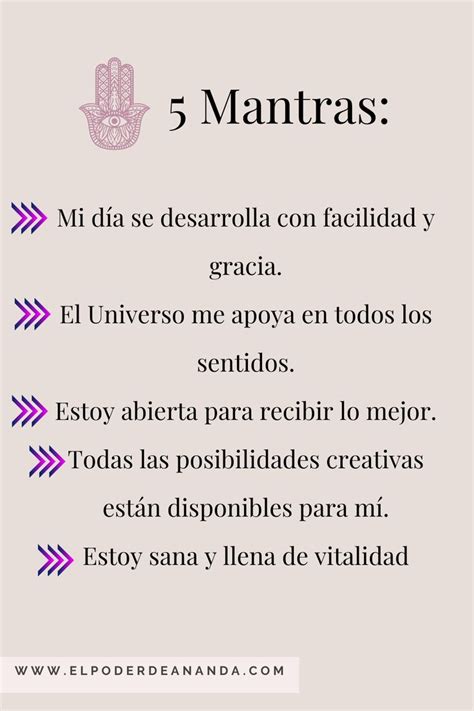 Mantras Para Atraer Tu Vida So Ada Afirmaciones Positivas Diarias