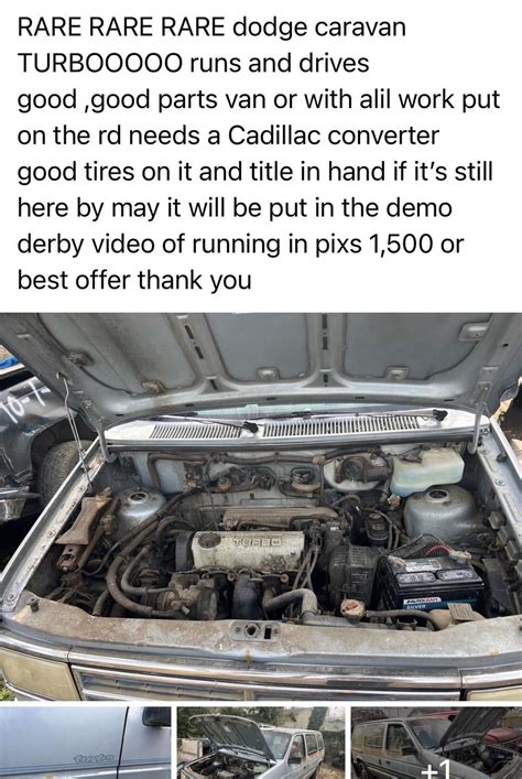 “Rare” minivan with Cadillac Converter! : r/CrackheadCraigslist