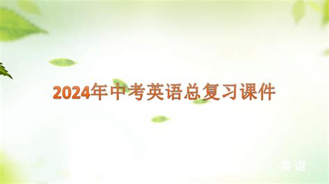 2024年中考英语总复习课件：专题四 代词（18张ppt） 21世纪教育网