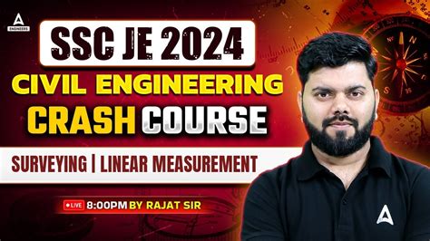 SSC JE 2024 Crash Course SSC JE Civil Engineering Surveying Linear