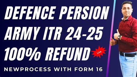 ITR For Defence Army Person ITR Filing Online 2024 25 ITR Filing