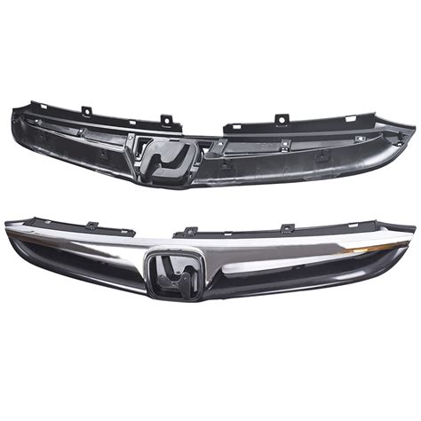 Genrics Front Bumper Grille With Chrome Molding HO1200179 HO1210118