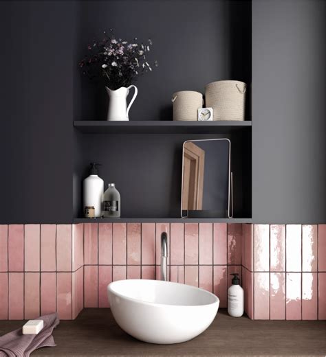 Pink Grey Bathroom Lilyanivitti