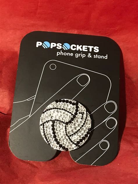 Cute Personalized Custom Volleyball Popsocket Blinged With Etsy