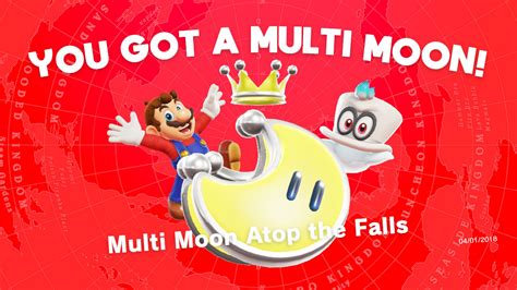 You got a multi moon - Super Mario Odyssey | Interface In Game