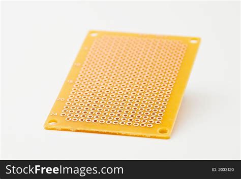 1 Isolated Perforated Circuit Board Free Stock Photos Stockfreeimages