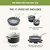 GreenPan Valencia Pro Hard Anodized Healthy Ceramic Nonstick 11 Piece