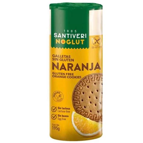 Galletas Digestive Naranja sin gluten NutrisaCorp Perú