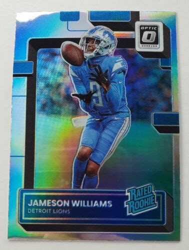 Panini Optic Rated Rookie Jameson Williams Silver Holo Prizm