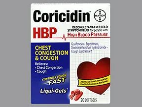 Coricidin HBP Chest Congestion-Cough Oral: Uses, Side Effects ...