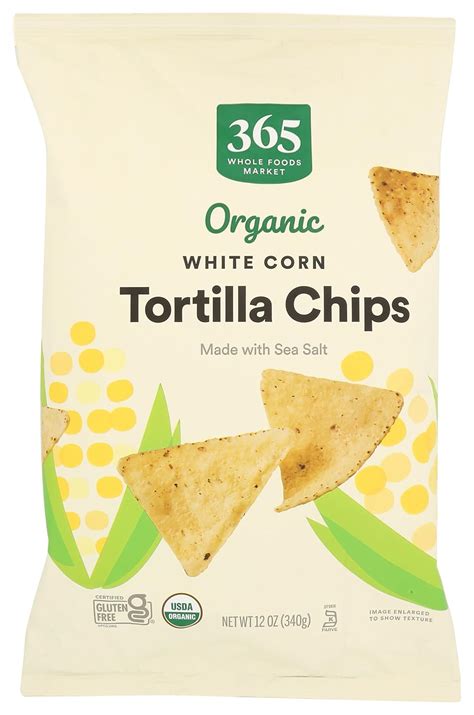 365 By Whole Foods Market Organic White Corn Tortilla Chips 12 Ounce