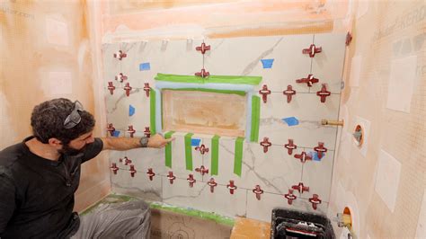 Lesson 1 How To Start A Tile Shower Niche Home Repair Tutor