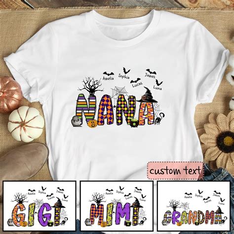 Halloween Grandma Shirt Spooky Grandma Grandma Witch Shirt Etsy