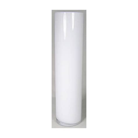 Vase Poser Au Sol Sansa Ocean Cylindre Rond Blanc Cm Cm