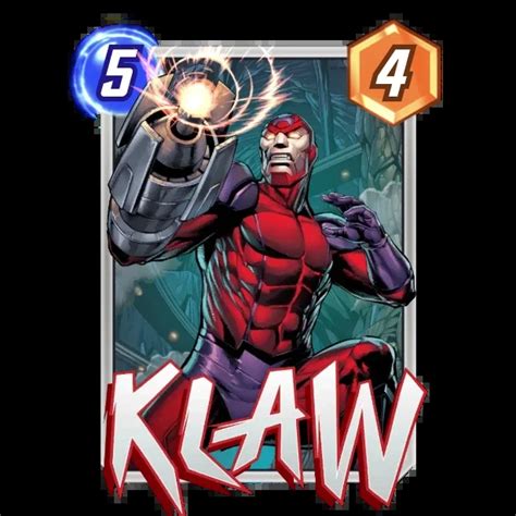 Klaw Marvel Snap Snapfan