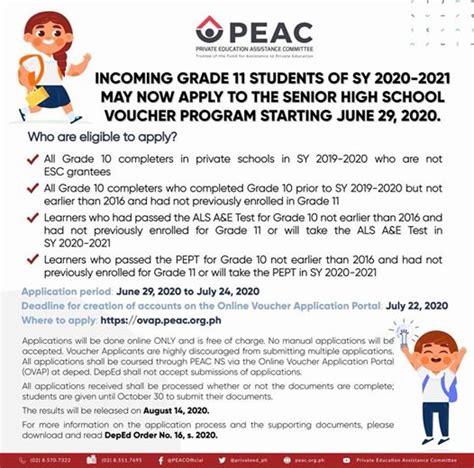 Important Announcement re SHS Voucher Application – Central Mindanao ...