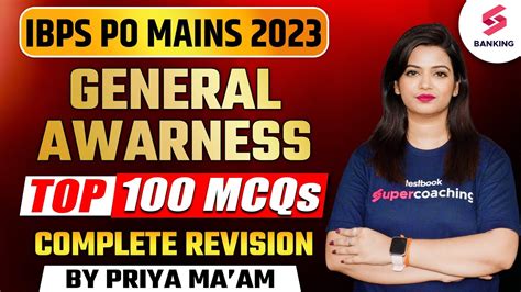 IBPS PO Mains 2023 General Awareness Top 100 MCQs GA For IBPS PO