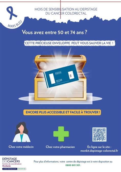 Mars Bleu Sensibilisation Au D Pistage Du Cancer Colorectal Mairie D