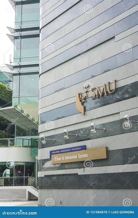 Exterior View Of Smu The Singapore Management University Editorial