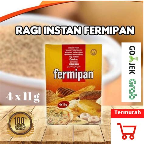 Jual Fermipan Ragi Instant Kering Instant Yeast 4 X 11 Gr Shopee