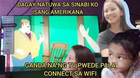 Na Ikabit Na Ang Tv Ni Dagay Sa Bahay Youtube