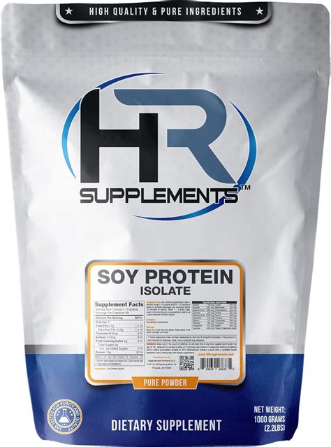 Amazon Hr Supplements Soy Protein Isolate Powder Kilogram