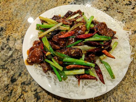 [homemade] Mongolian Beef R Food