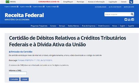 Como emitir certidão negativa de débito CNPJ na Receita Company Hero