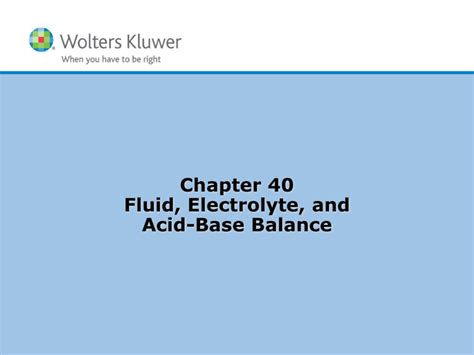 Fluid Electrolyte Acid Base Balance Presentation