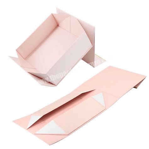 Custom T Packaging Kraft Paper Folding Rigid Magnetic T Box Packaging Magnetic Closure Box