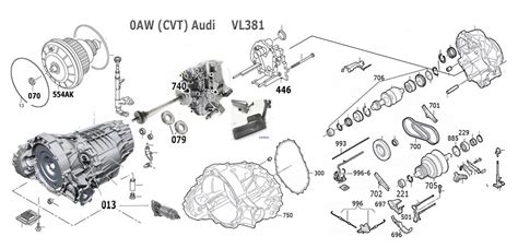 0AW Transmission Parts Repair Guidelines Problems Manuals