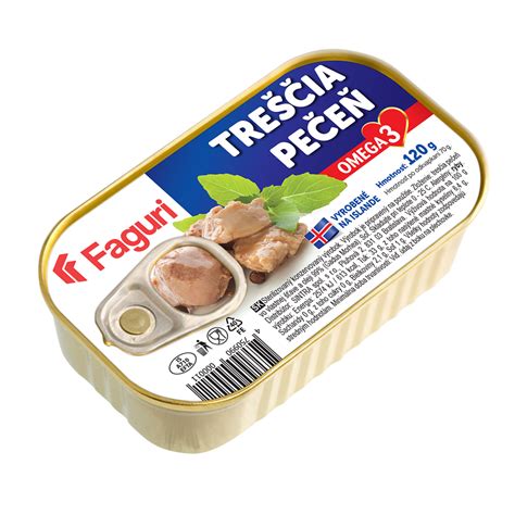 Canned cod liver 120g – Faguri