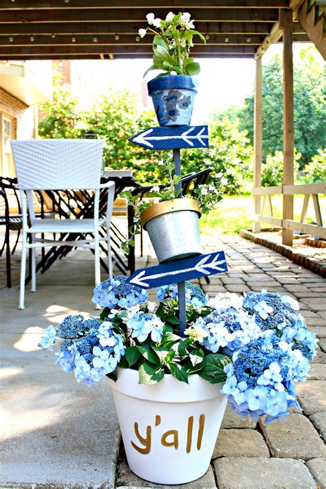 Make A Tiered Planter To Add Color To Your Outdoor Spaces Infarrantly