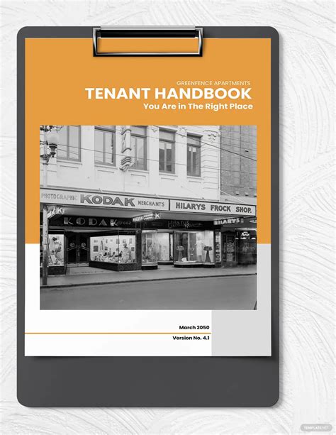 Tenant Handbook Template Prntbl Concejomunicipaldechinu Gov Co