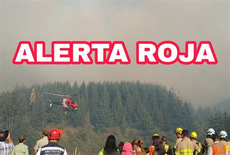 Onemi Declara Alerta Roja Para La Comuna De Penco Por Incendio Forestal