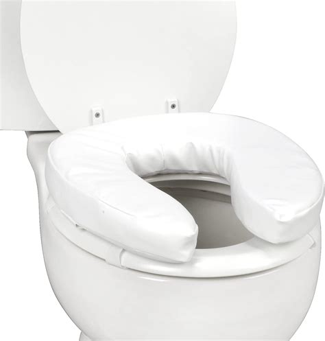 DMI 2 Inch Vinyl Foam Toilet Seat Cushion Adds Extra Padding To Your