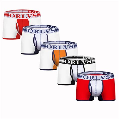 Aliexpress Buy Orlvs Boxer Men Underwear Pcs Lot Sexy Gay