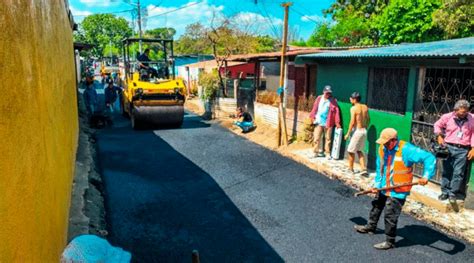 Avanza Programa Calles Para El Pueblo En El Barrio B15 De Managua