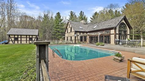 Unique Half Timber Oconomowoc Cabin With Pool Hits The Market