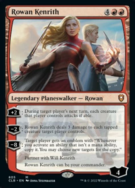 Rowan Kenrith Commander Legends Battle For Baldurs Gate Decks Magic