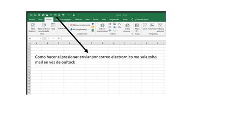 Configurar Correo En Excel A Zoho Mail Macros Y Programaci N Vba