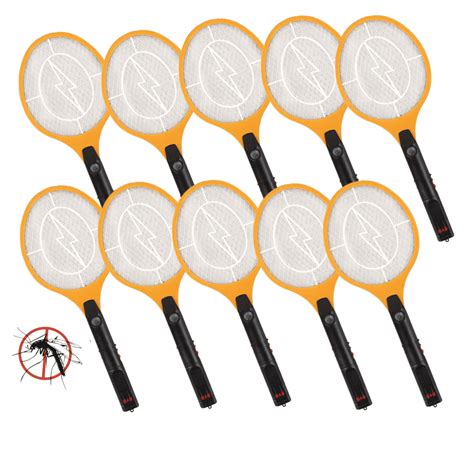 10 Packs Bug Zapper Electric Fly Swatter Fly Zapper Electric 3000V Bug