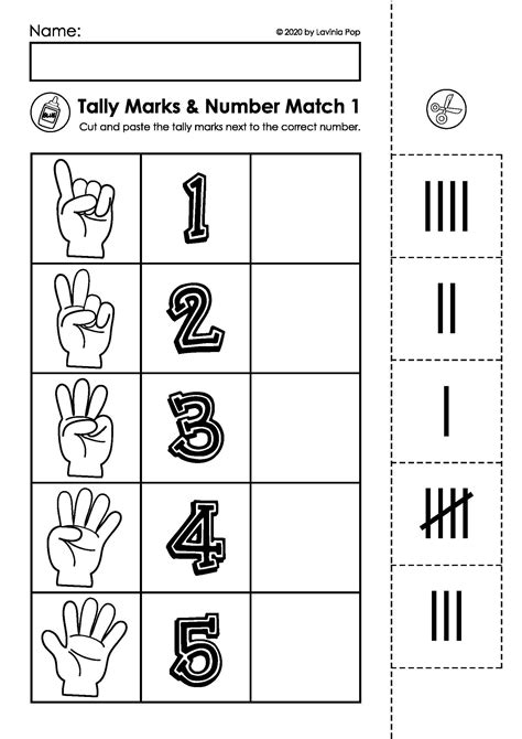 Printable Tally Marks Worksheets