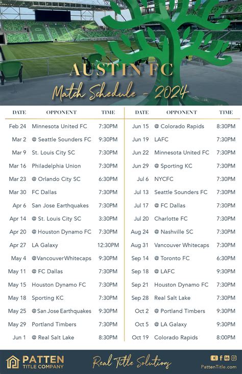austin football club schedule 5