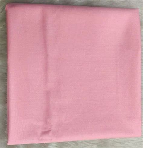 Light Pink Plain Cotton Shirting Fabric Handwash At Rs 60 Meter In Surat