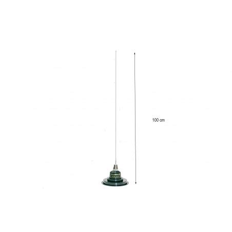 MAAS KM 100 Antena CB 1 M Con Base Iman De 9 Cm Y 4 5 M De Cable