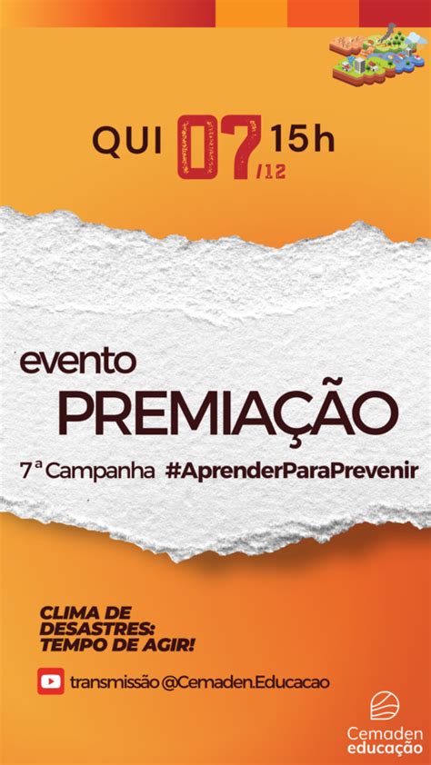 Evento de premiação dos participantes da 7ª Campanha